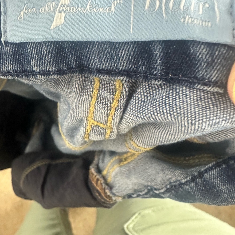 7 For All Mankind Ankle Skinny Distressed Jeans Women’s 28 Medium Wash - Picture 2 of 8